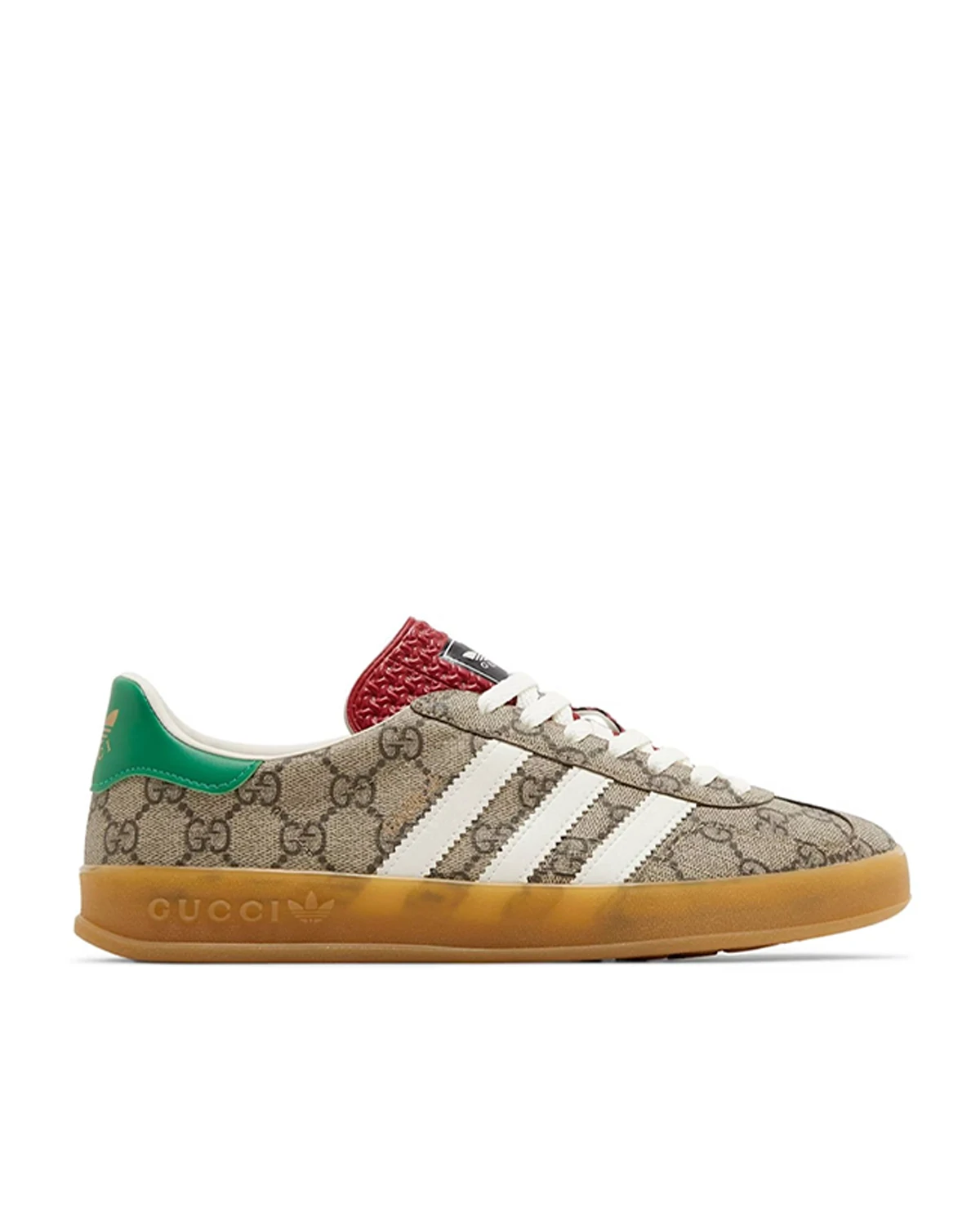 Kivne Gucci x Adidas Gazelle Beige GG Monogram