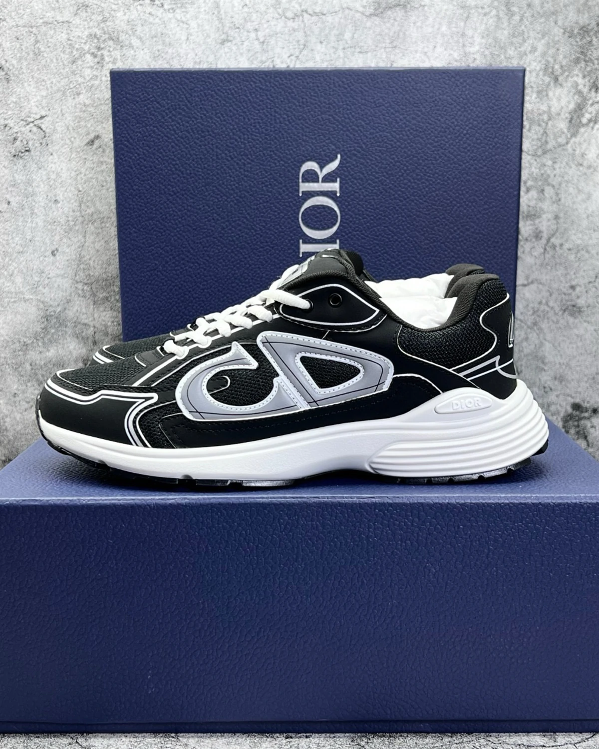 dior-b30-countdown-black-sneakers-men-running-shoes (4) Kivne Black B30 Countdown