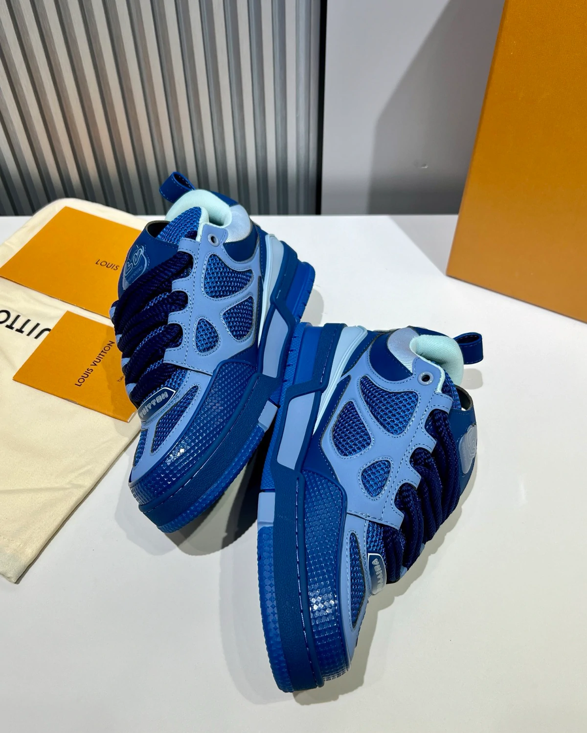 Kivne LV Skate Sneaker Blue