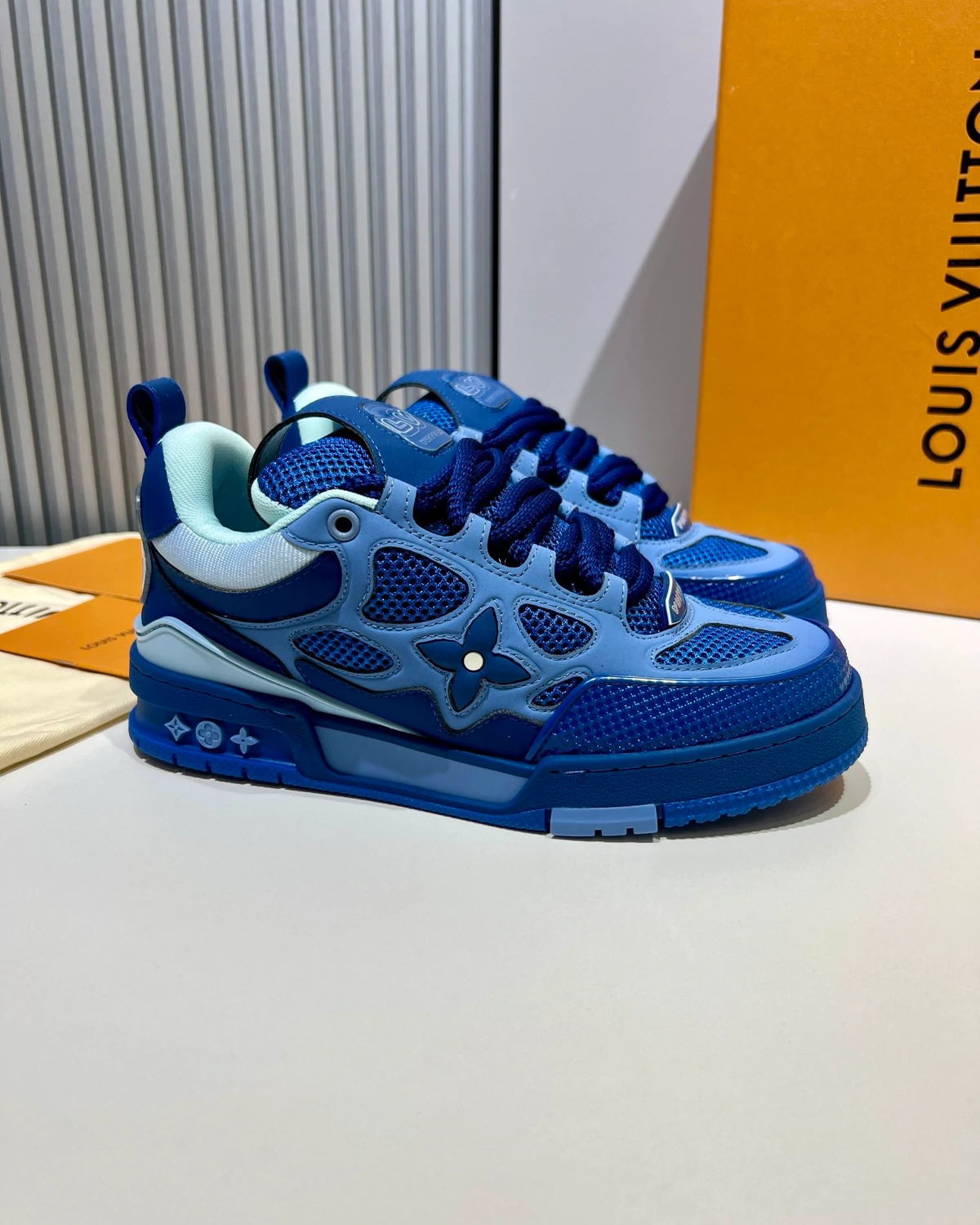 Kivne LV Skate Sneaker Blue