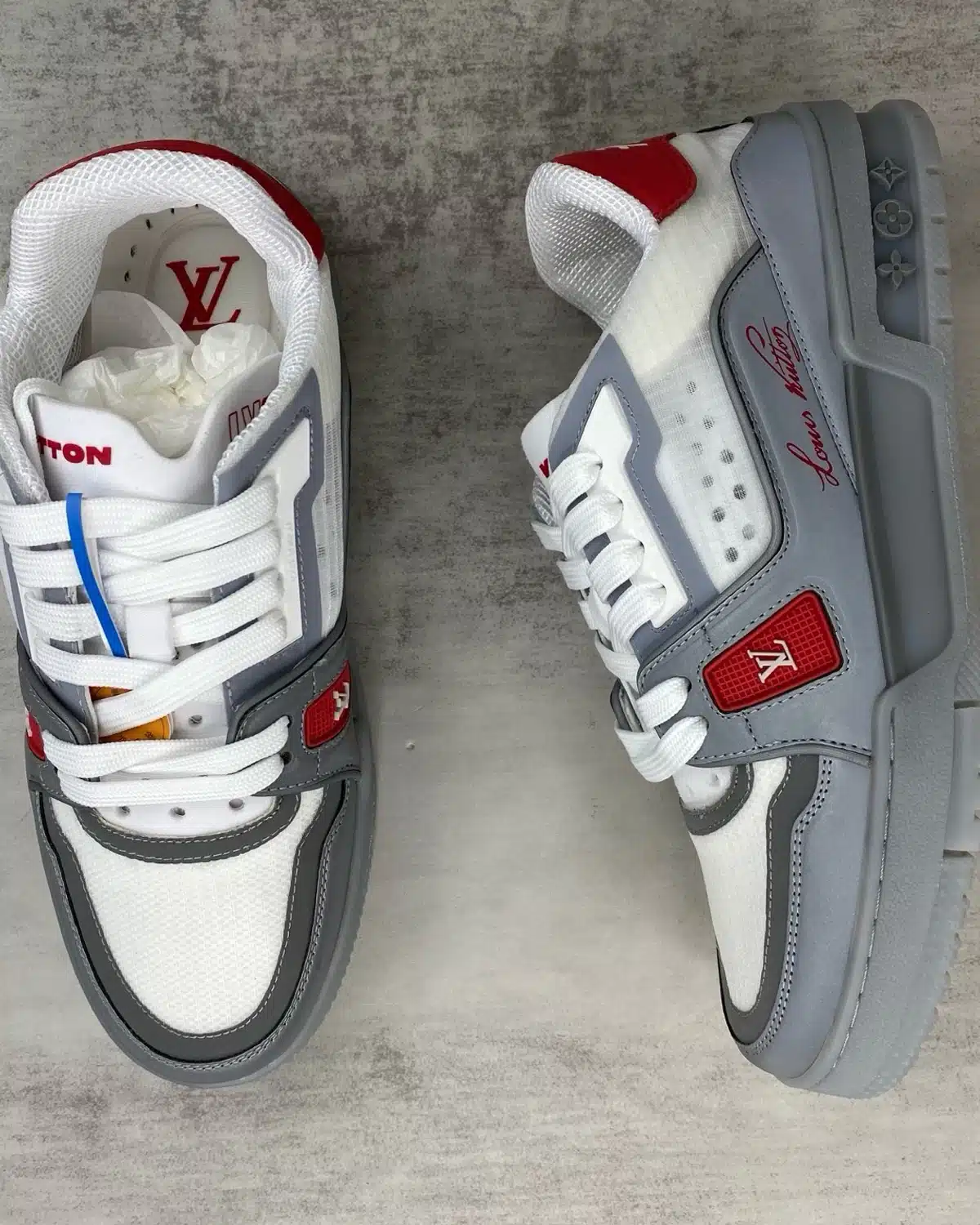lv-trainer-red-sneakers-men-designer-shoes (3) Kivne LV Trainer Sneaker Red
