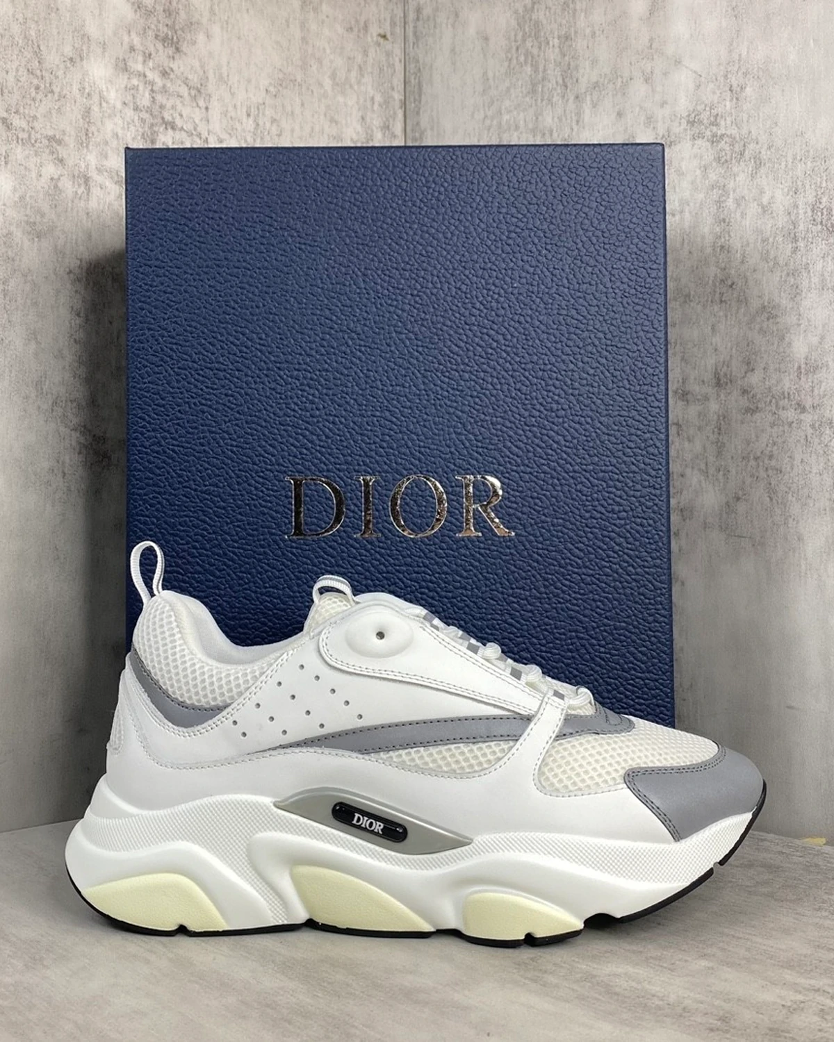Kivne Dior B22 Sneakers 'White Grey'
