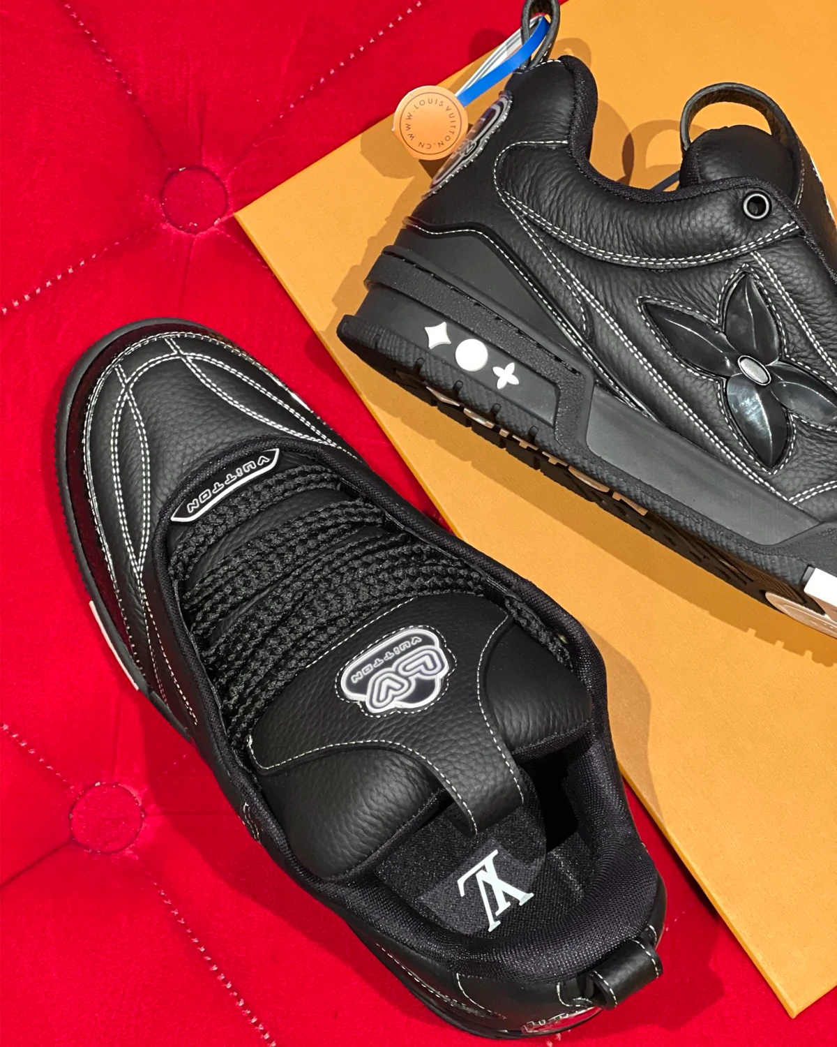 lv-skate-sneaker-black-mens-luxury-fashion-trainers (3) Kivne LV Skate Sneaker Black