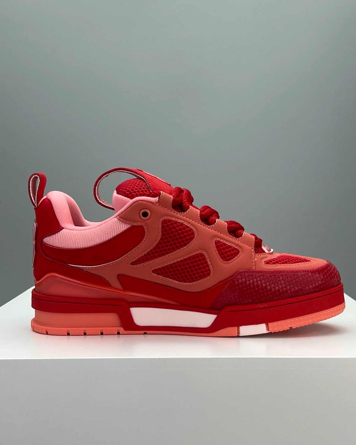 Kivne LV Skate Sneaker Red