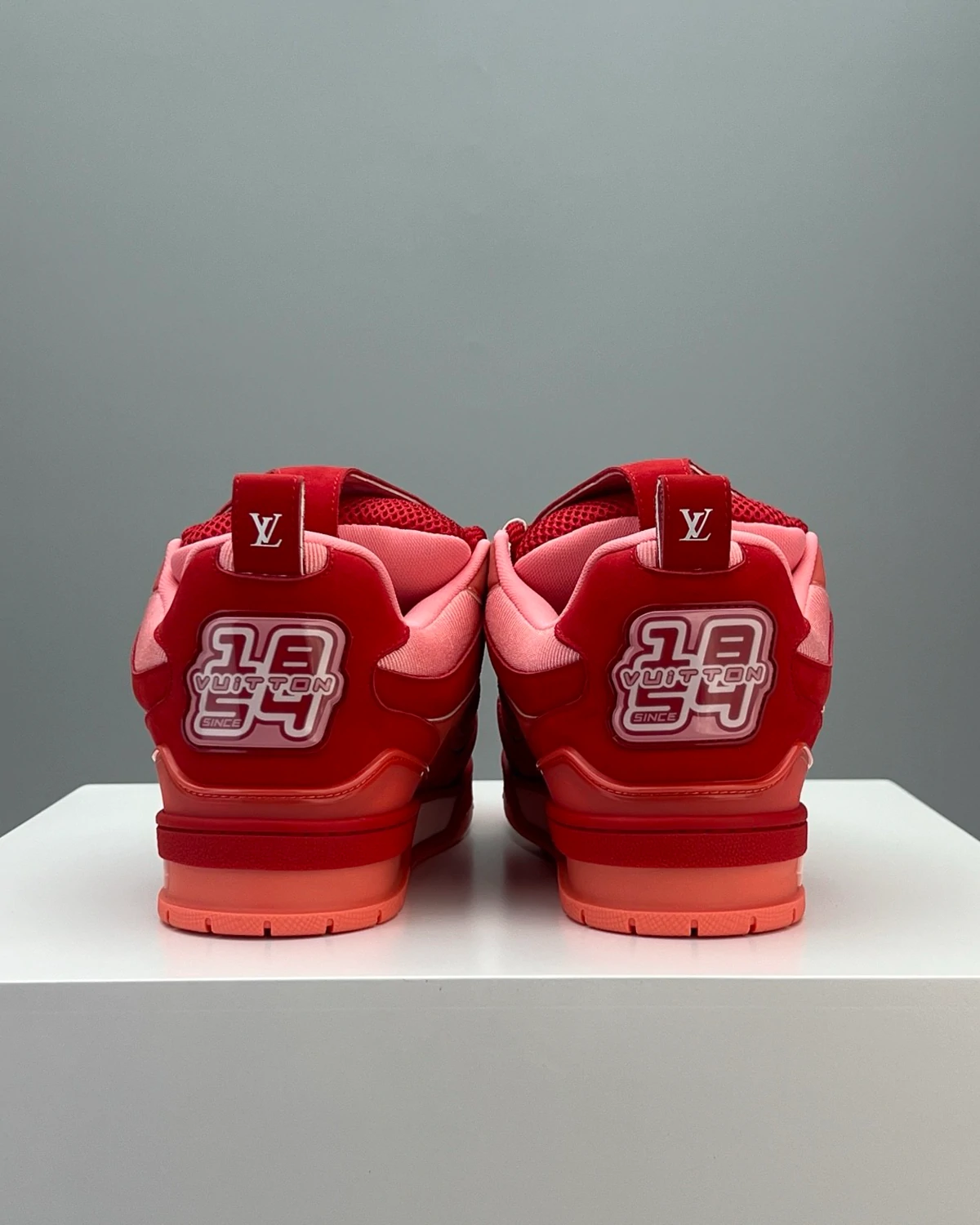 Kivne LV Skate Sneaker Red