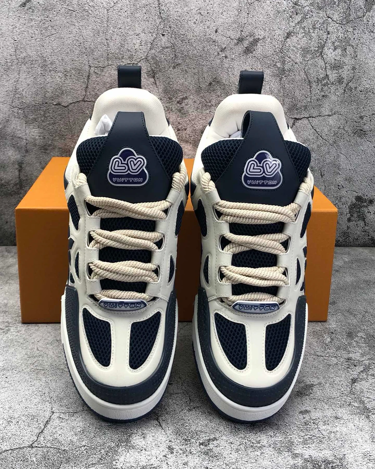 lv-skate-sneakers-blue-men-luxury-fashion-shoes (3) Kivne LV Skate Sneakers Blue