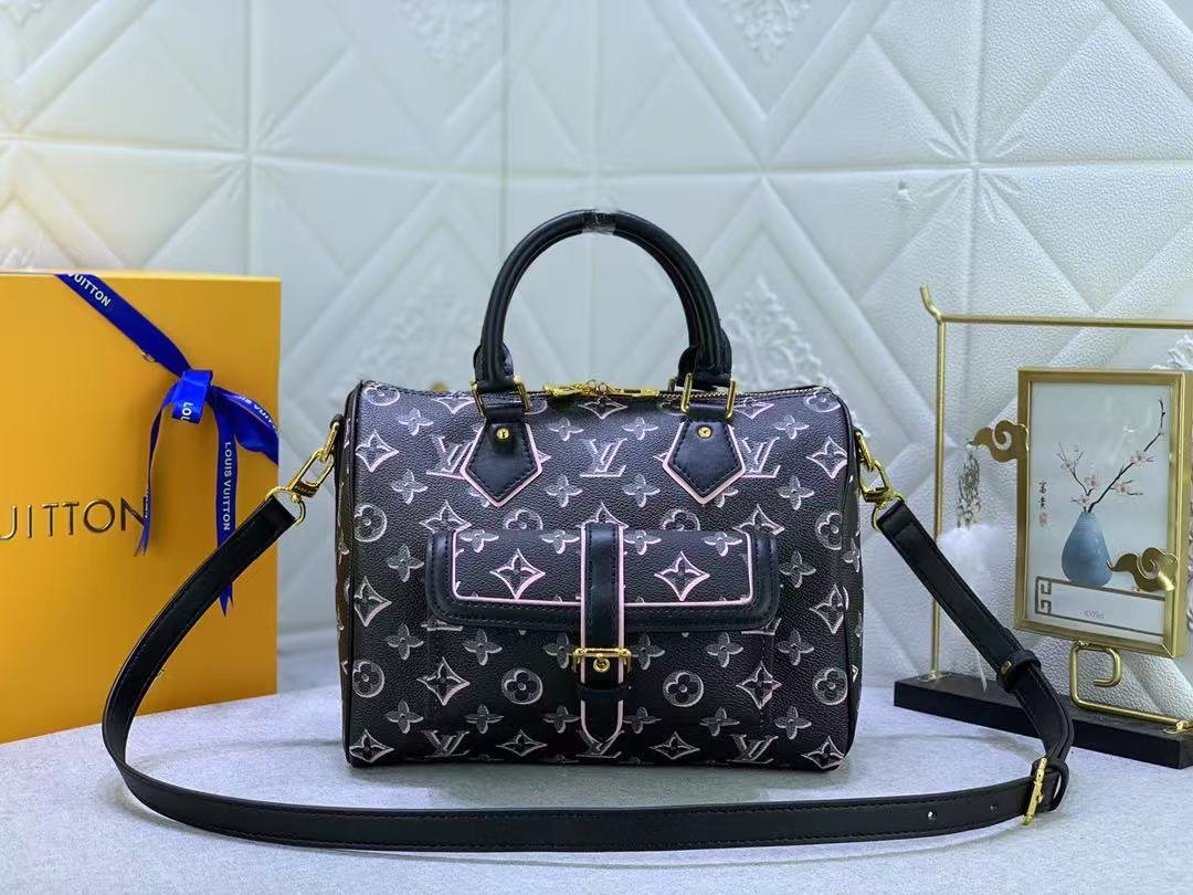 LV Upgraded Original SPEEDY BANDOULIÈRE 25 Handbag