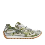Kivny Orbit Metallic Net Runner Sneakers In Limone