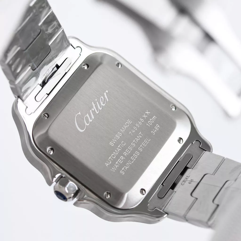 santos-automatic-watch-blue-dial. (3) All Watches, Luxury Watches, Classic Collection